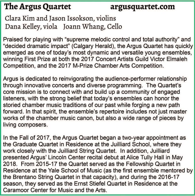 Argus Quartet Biography